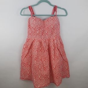 Spaghetti Strap Short Pink Dress Size Large 11-13